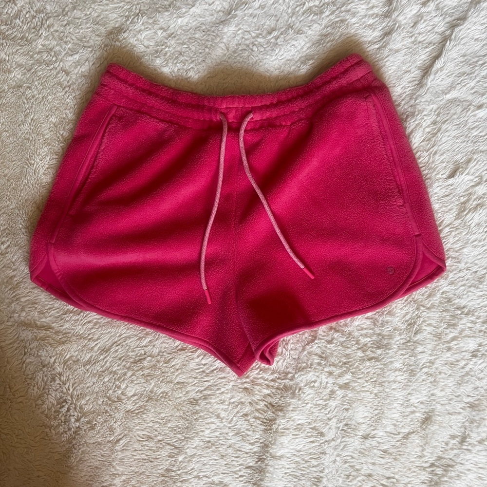 UGG Women's Pink Sherpa Shorts